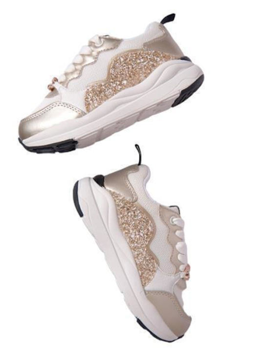 Kids Sneakers Gold