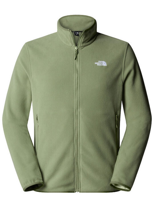 M Glacier Men's Fleece Cardigan Green