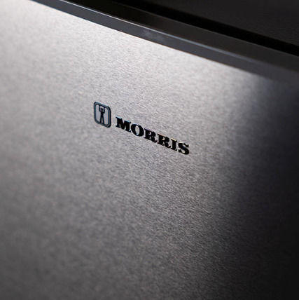 Morris Ψυγείο Δίπορτο 204lt Υ143xΠ55xΒ55εκ. Inox S89211DAP