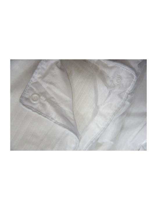 4 Jahreszeiten Steppdecke 2 Stück Satin Streifen 260x240 King Size 200 Gsm