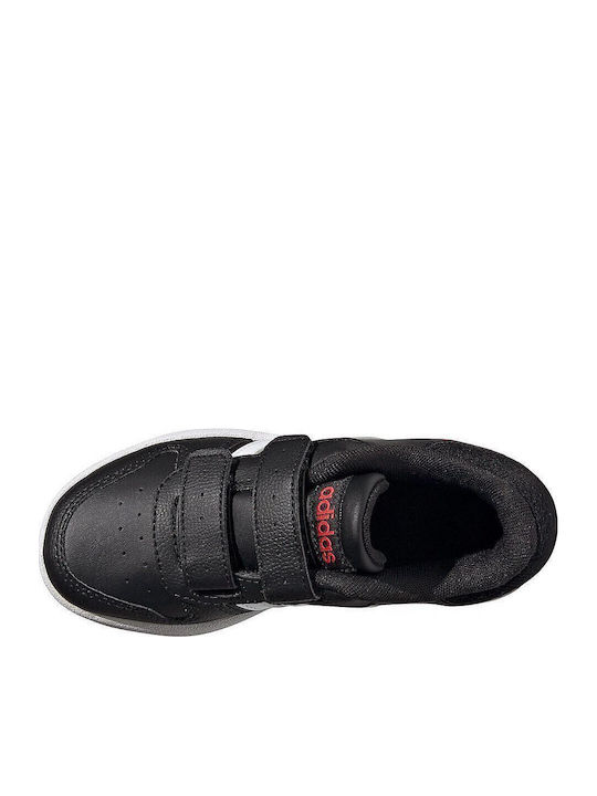 Hoops 2 Kinder Sneakers mit Klettverschluss Schwarz