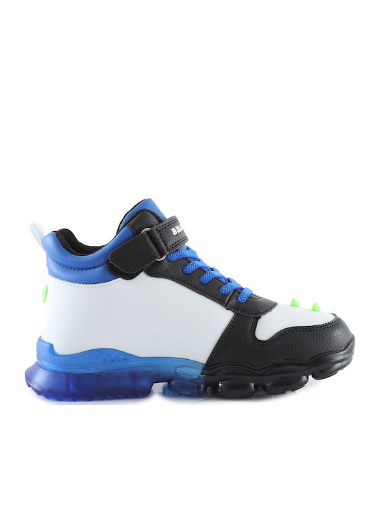 T-Rex Încălțăminte sport Inalta pentru copii cu scai și lumini Multicolor