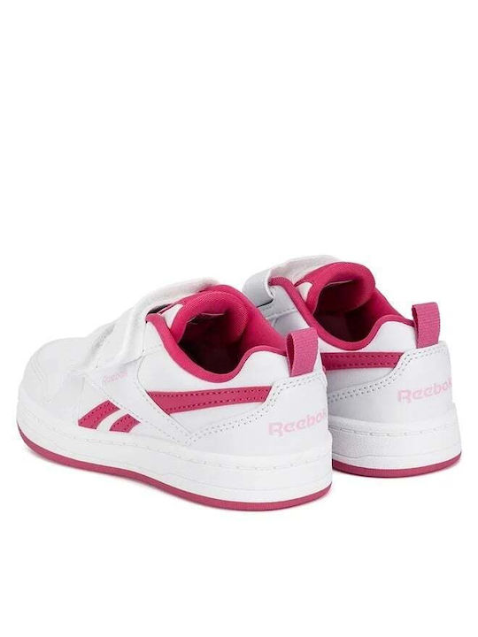 Royal Prime Kids Sneakers with Scratch White