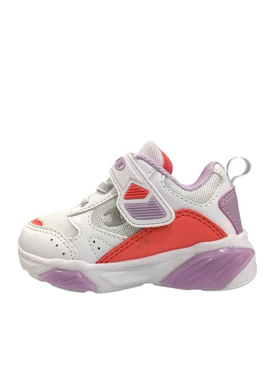 Wave G Kids Sneakers with Scratch White