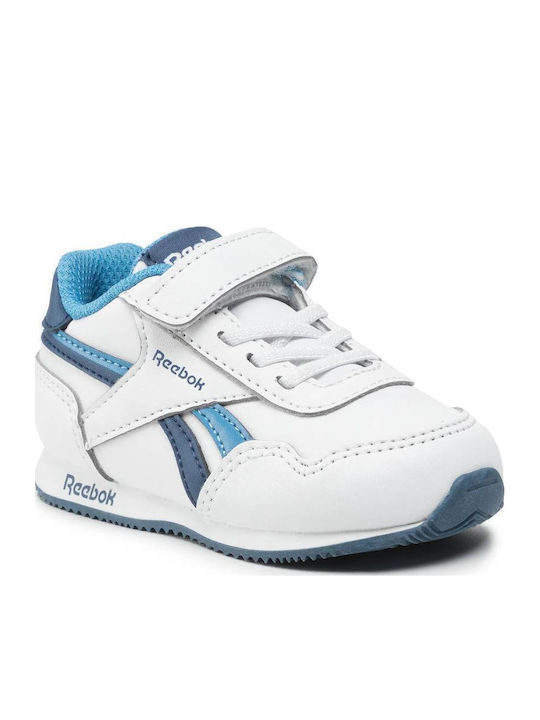 Royal Classic Kids Sneakers with Scratch Cloud White / Batik Blue / Essential Blue