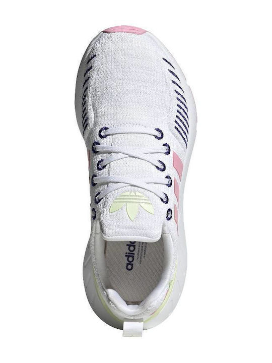Swift Run 22 Kids Sneakers Cloud White / True Pink / Almost Lime