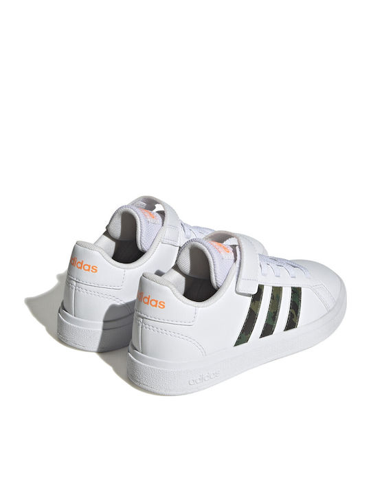 Grand Court GRAND COURT 2.0 Детски маратонки Low Cloud White / Screaming Orange