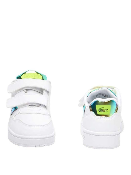 T-Clip Παιδικά Sneakers με Σκρατς Λευκά