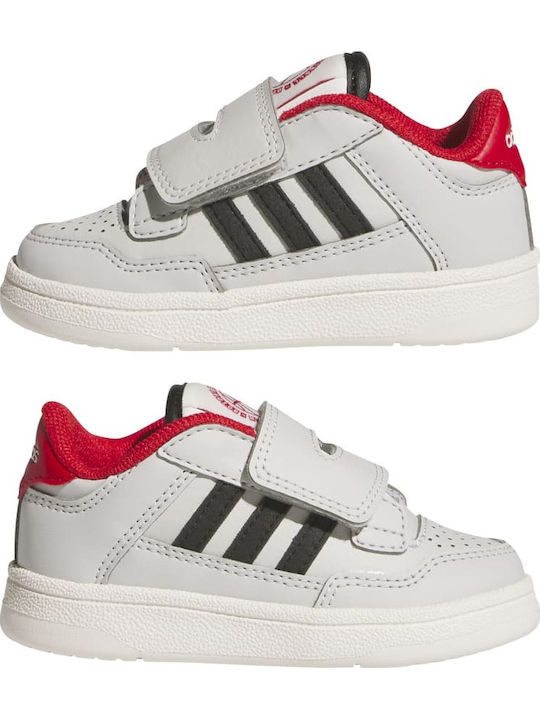 Rapid Court Kids Sneakers with Scratch Gray