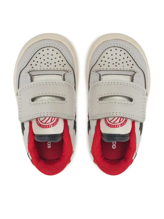 Rapid Court Kids Sneakers with Scratch Gray