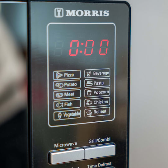 Morris Φούρνος Μικροκυμάτων με Grill 25lt Μαύρος