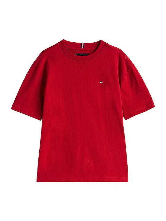 Kinder-T-Shirt rot ESSENTIAL