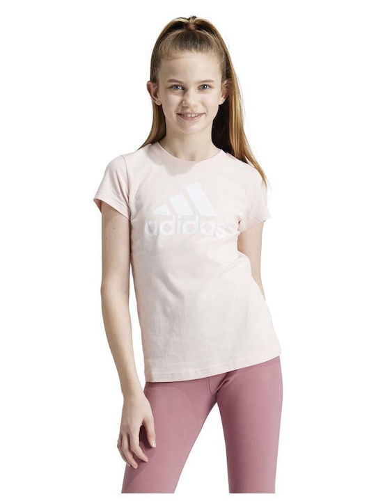 Παιδικό T-shirt Ροζ Essentials Big Logo