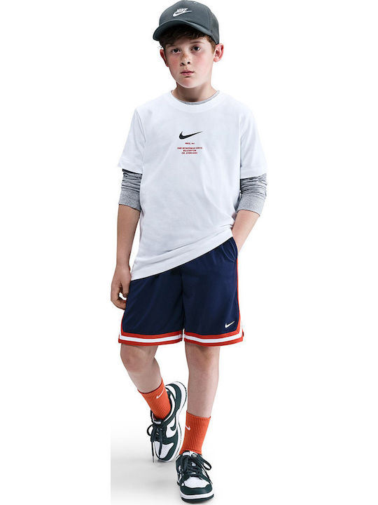 Детска тениска White / Black SPORTSWEAR