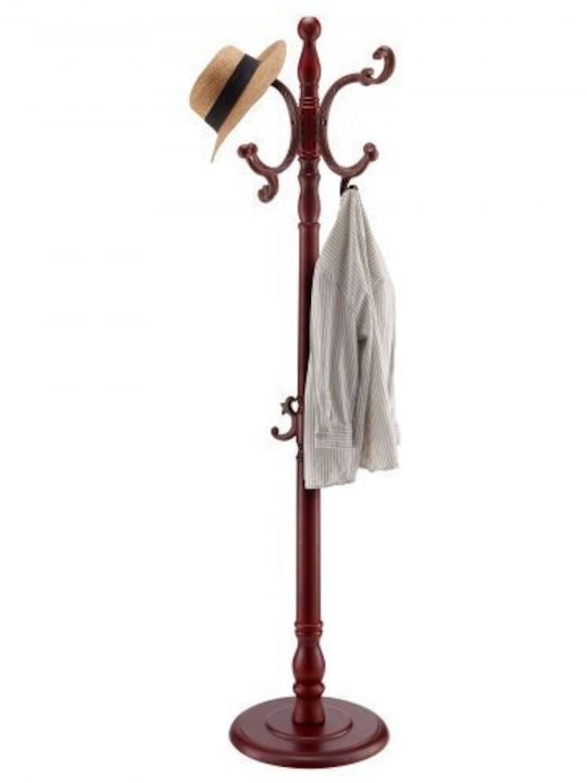 Vevor Wooden Coat Rack Brown