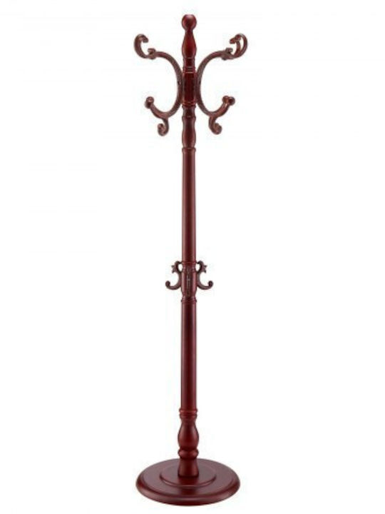 Vevor Wooden Coat Rack Brown