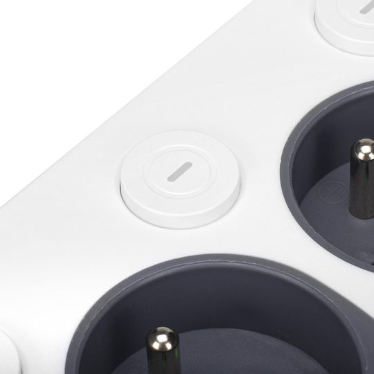 Montis Захранваща лента 4 Позиции с USB-A и USB-C