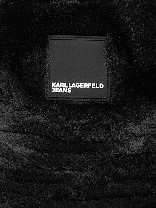 Karl Lagerfeld Γυναικείο Γούνινο Καπέλο Μαύρο