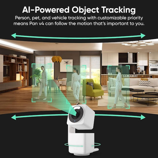 Wyze v4 IP Cameră de Supraveghere Wi-Fi 4K cu Comunicare Bidirecțională