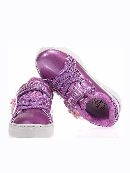 Παιδικά Sneakers με Σκρατς Φούξια