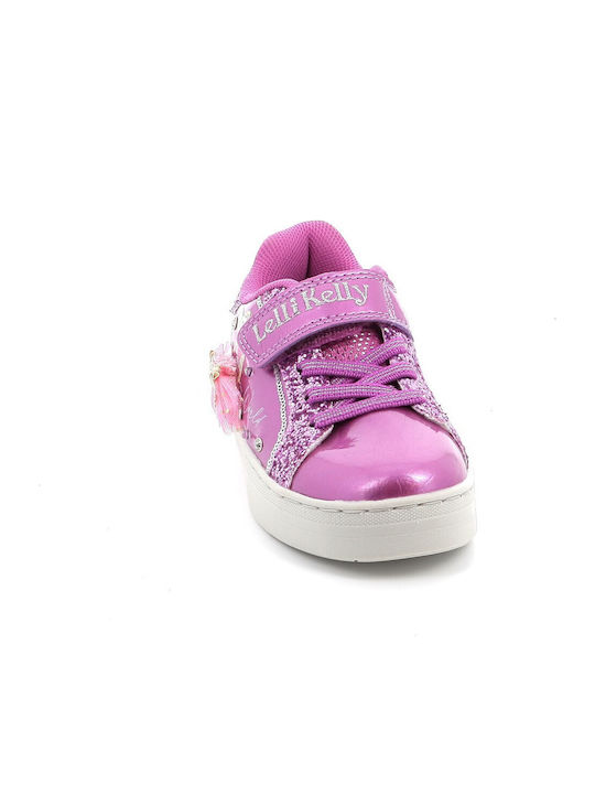 Παιδικά Sneakers με Σκρατς Φούξια