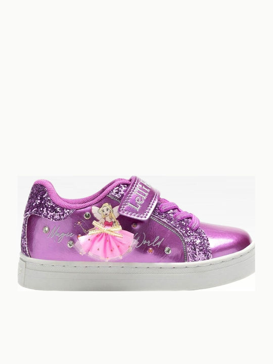 Παιδικά Sneakers με Σκρατς Φούξια
