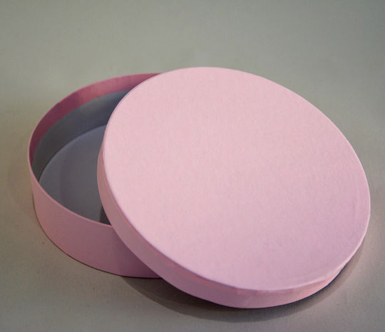 Box for Witness Pins Round 20x5cm Pink