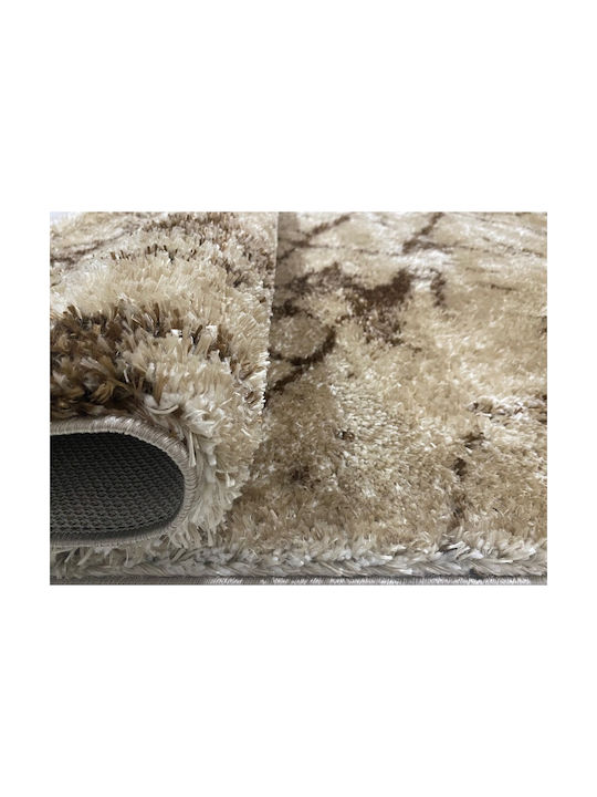 Jasmine JS 597 Covor Rectangular Shaggy Camel Brown