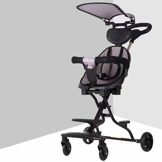NBW Reglabil Cărucior pentru Bebeluși Potrivit pentru Nou-născut Gri 5.1kg BICI80283