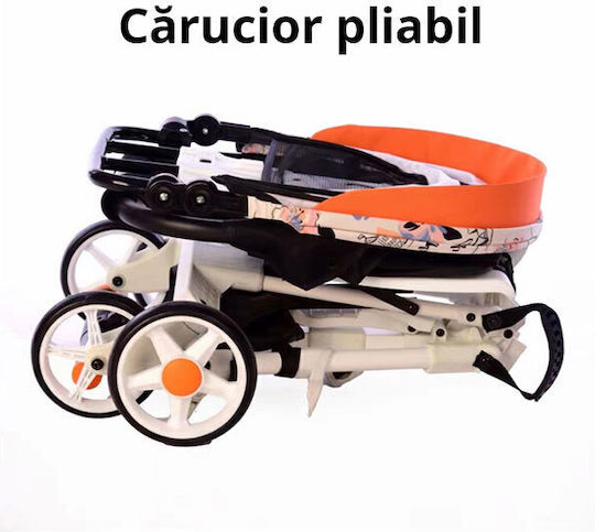 NBW Verstellbar Kinderwagen Geeignet für Neugeborene Weiß 6kg BICI80252