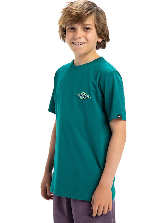 Kids' T-shirt GREEN Ev Beach Blast
