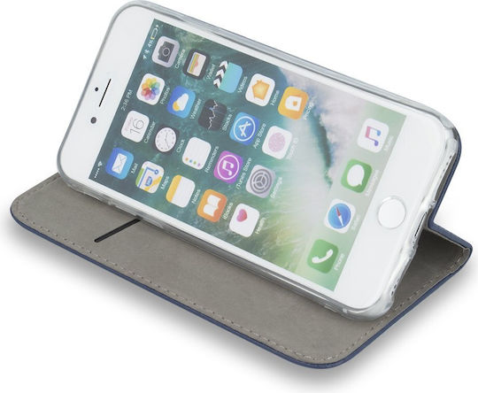 TelForceOne Smart Magnetic Buchen Sie Silikon Marineblau (Moto G86)