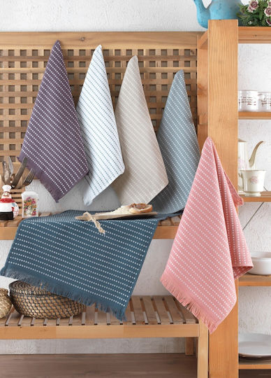 Şaheser Prosop din 100% Bumbac în Culoarea Bej 40x60cm 6buc