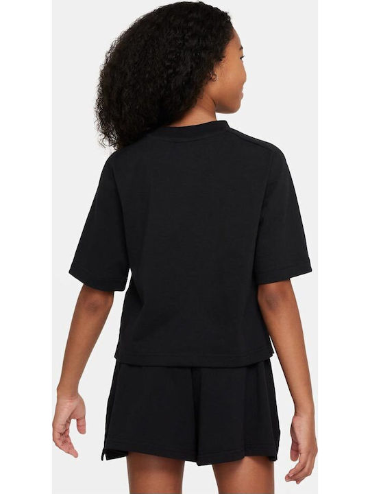 Παιδικό T-shirt Μαύρο Sportswear