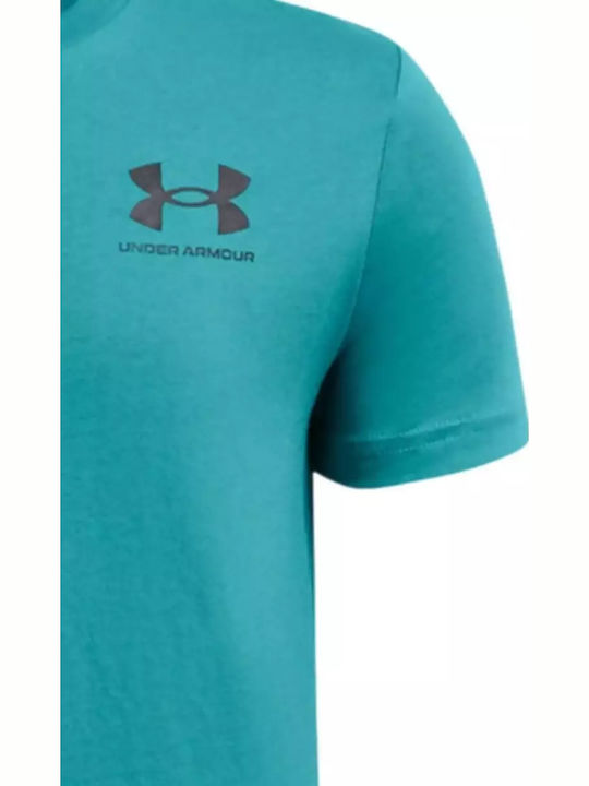 Kids' T-shirt Turquoise Sportstyle