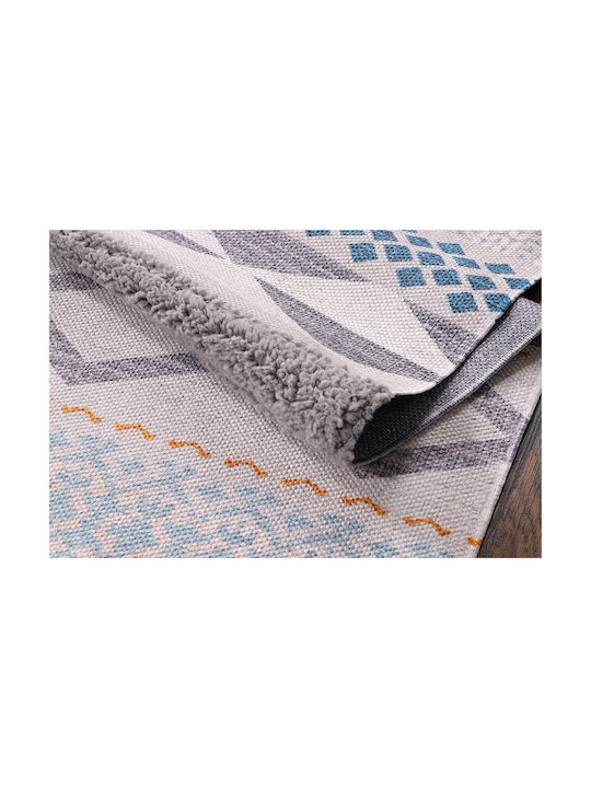 Newplan 4550 Handmade Rug Rectangular with Fringes Gray
