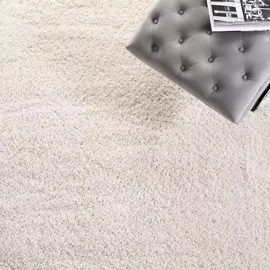 Saray Home California Mix Χαλί Ορθογώνιο Shaggy Εκρού 160x230cm