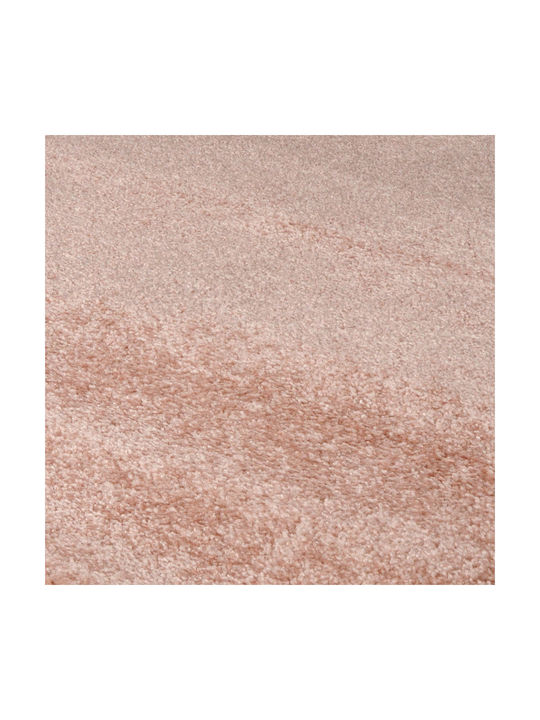 Tzikas Carpets Silence 20153-058 Teppich Rechteckig Zottelig Synthetisch,Polyester/Cotton/Leather Pink