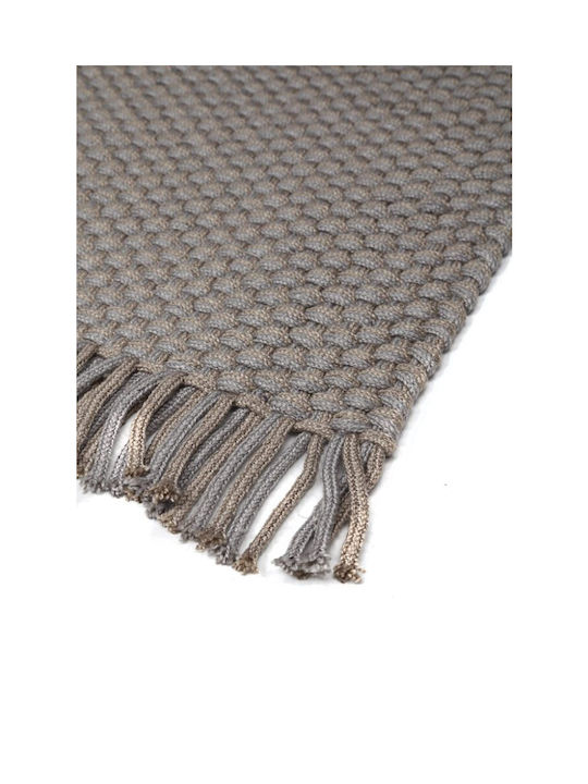 Royal Carpet Duppis OD2 Covor De exterior Rectangular cu franjuri OD2 Alb gri