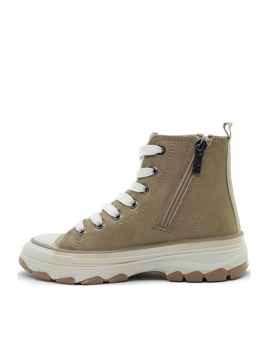 Παιδικά Sneakers High Καφέ