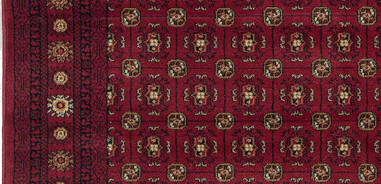 Isexan 8304 Teppich Rechteckig Synthetisch,Polyester/Cotton/Leather Rot