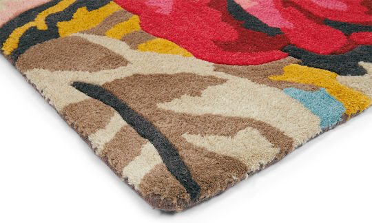Brink & Campman Stapleton Handmade Rug Rectangular Wool Park Rose 45302 Sanderson