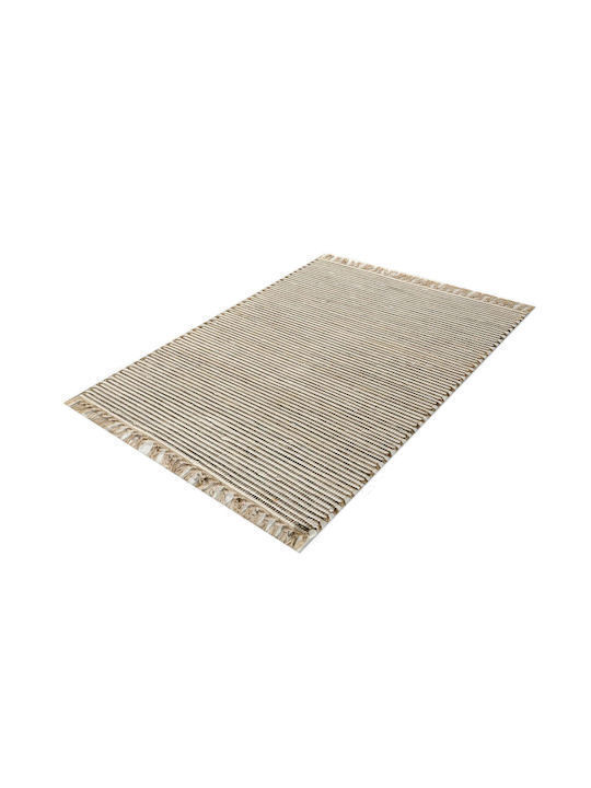 Tzikas Carpets Natura 30160-090 Χειροποίητο Χαλί Διάδρομος με Κρόσια Ecru 67x150cm