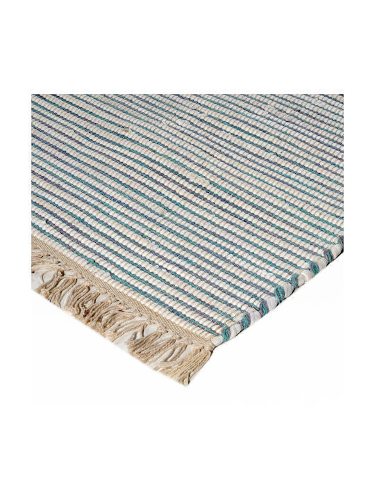 Tzikas Carpets Natura 30160-090 Χειροποίητο Χαλί Διάδρομος με Κρόσια Ecru 67x150cm