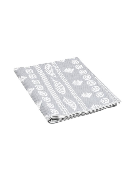 vidaXL Covor De exterior Rectangular Gri