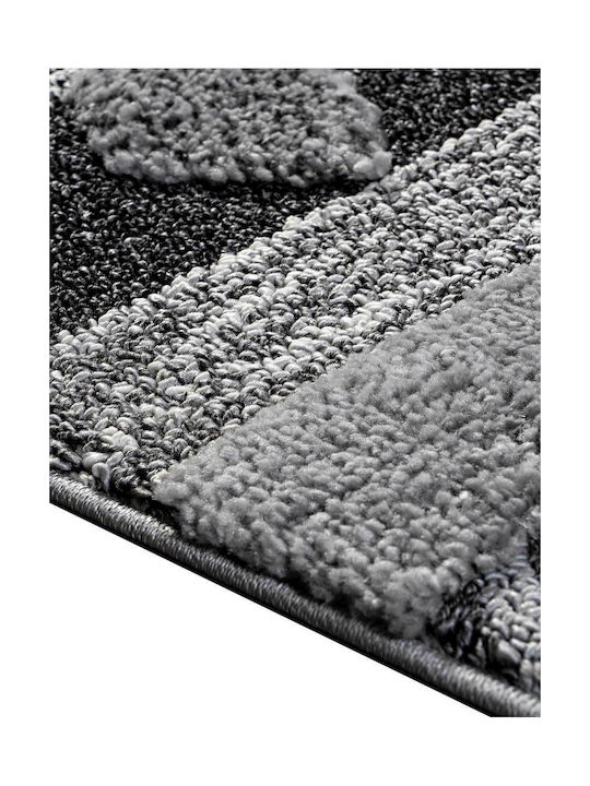 Madi Runaway Covor Rectangular cu franjuri Gri