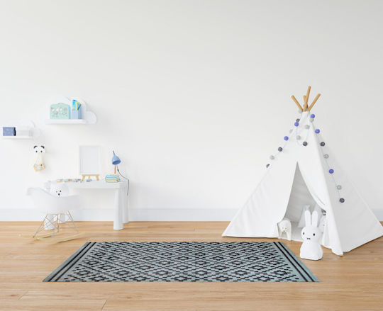 Ezzo Chroma B528BJ8 Χαλί Ορθογώνιο L. Blue / D. Grey 200x290cm