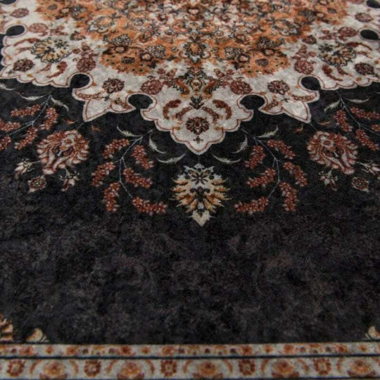 Inart Anti-slip Rug Rectangular Beige