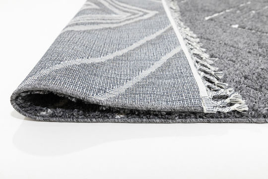 Ezzo Soffice B378AX2 Zottelig Synthetisch,Polyester/Cotton/Leather mit Fransen Anthracite Ezzo Soffice B378AX2 Zottelig Synthetisch,Polyester/Cotton/Leather mit Fransen Anthracite