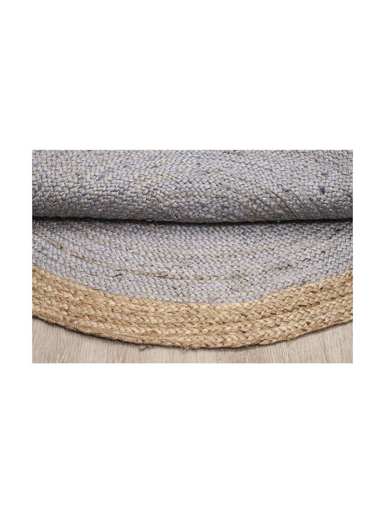 Newplan BR-2941 Handgefertigt Teppich Rund Sommer aus Jute Delhi